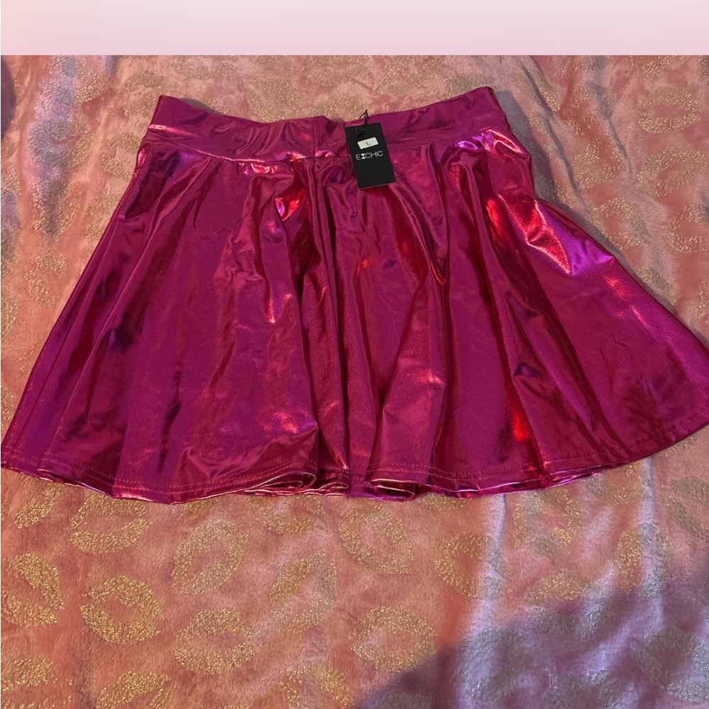 Holographic Pink Skirt